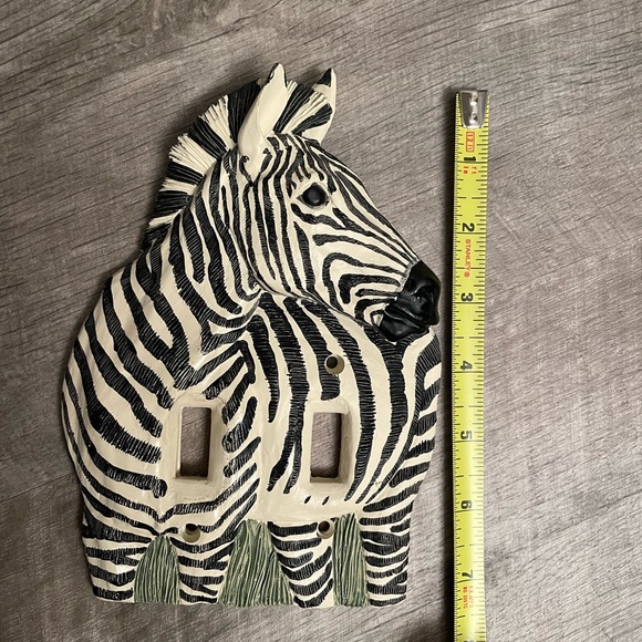 Vicki Lane Zebra switch plate cover - Picture 4 of 5